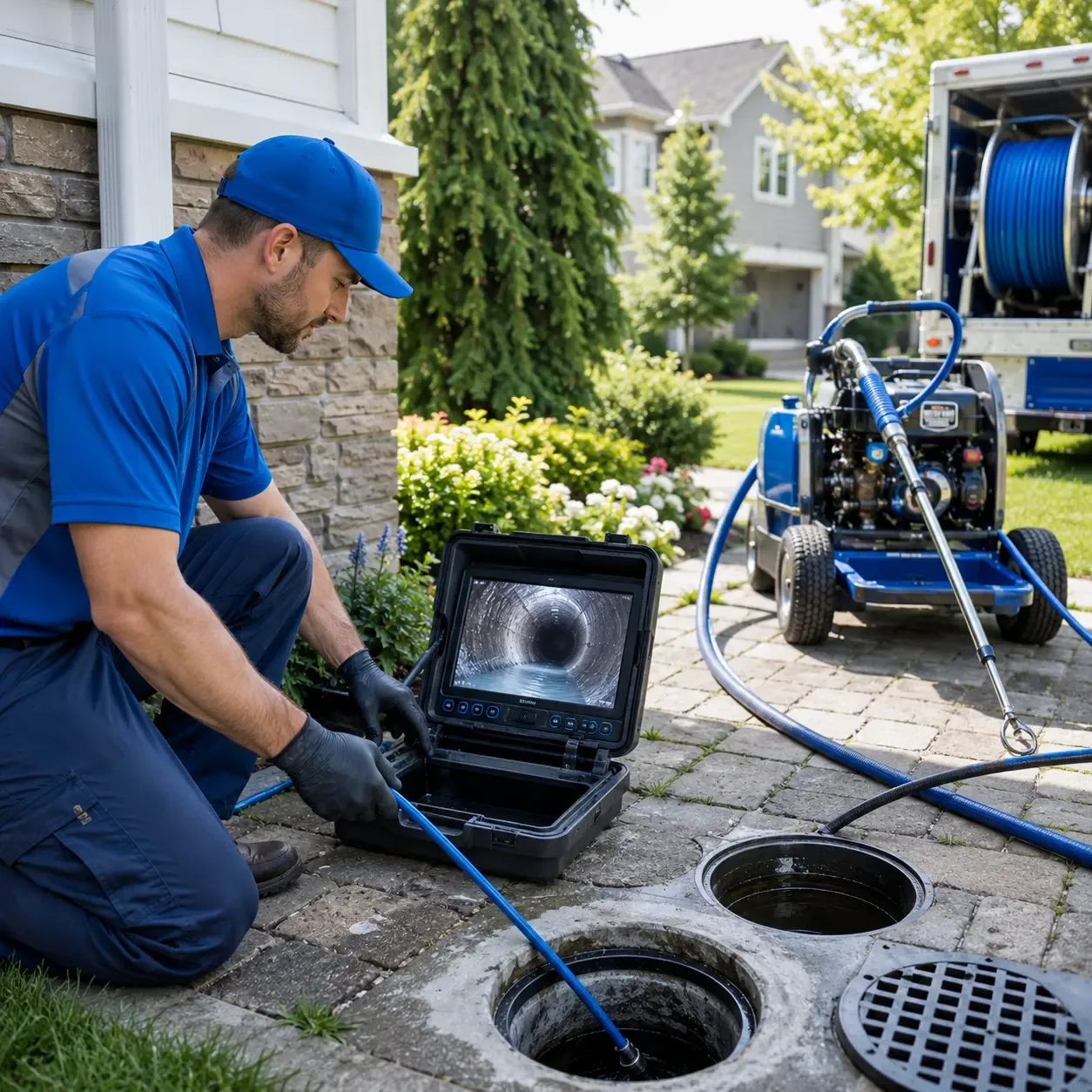 Outdoor drain cleaning professionals serving Midway City, CA